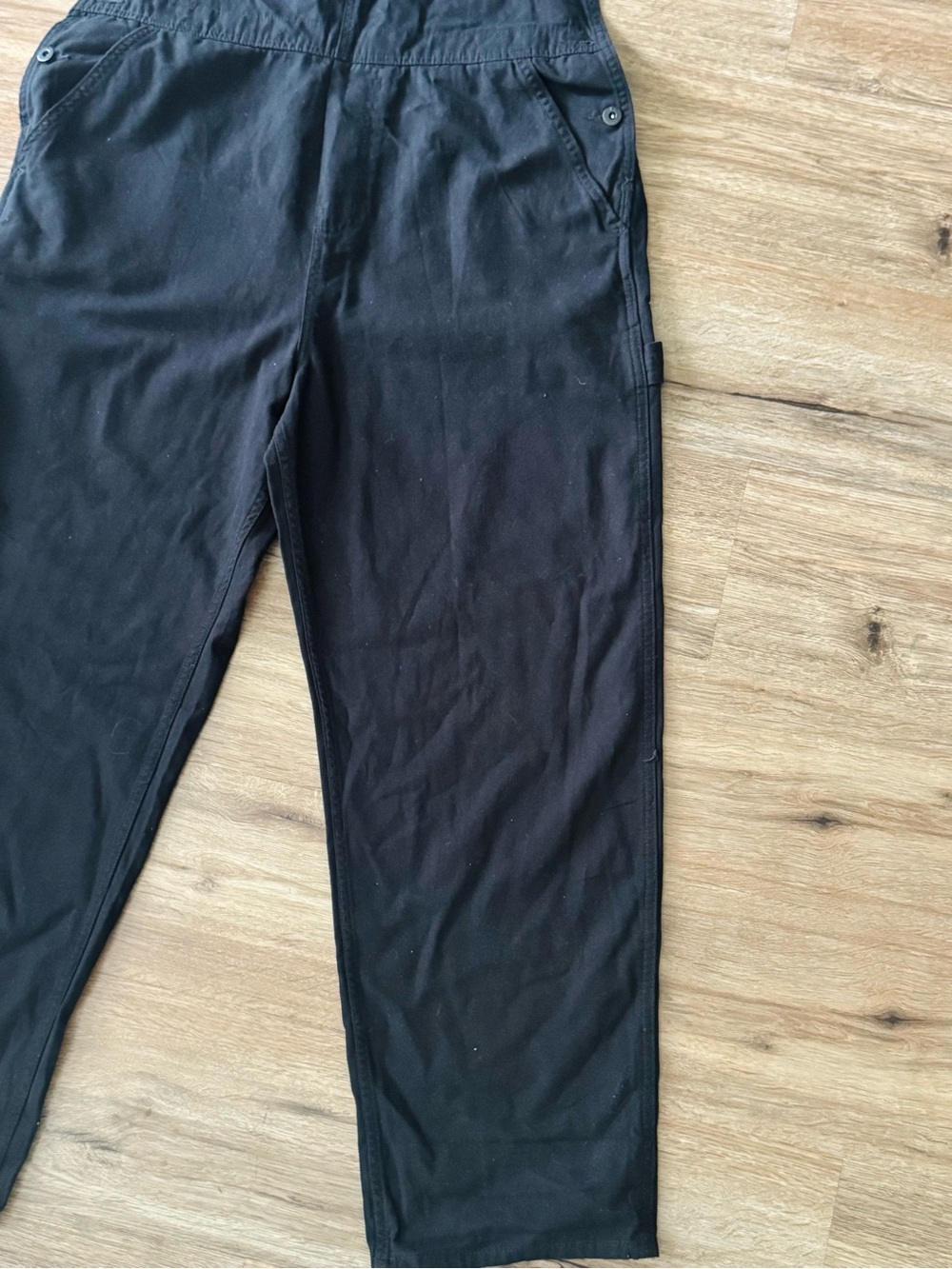 Vans Black Bib Overalls Pants - Picture 6 of 13